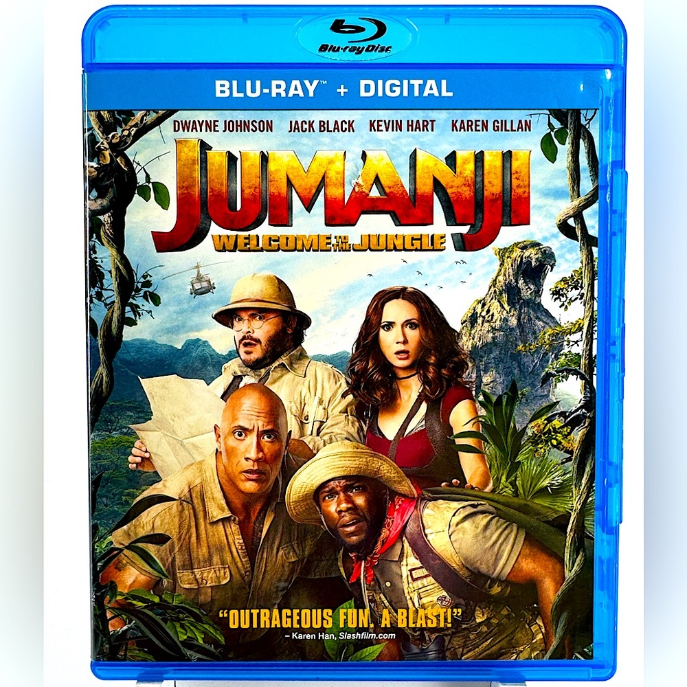 Jumanji: Welcome to the Jungle on Blu-ray